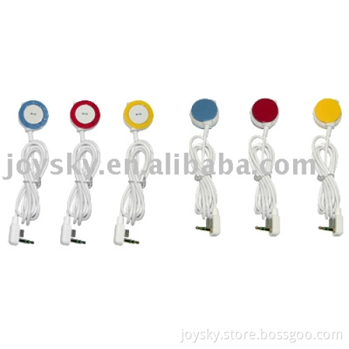 color Headphone with Remote Control for PSP 2000 video game accessories